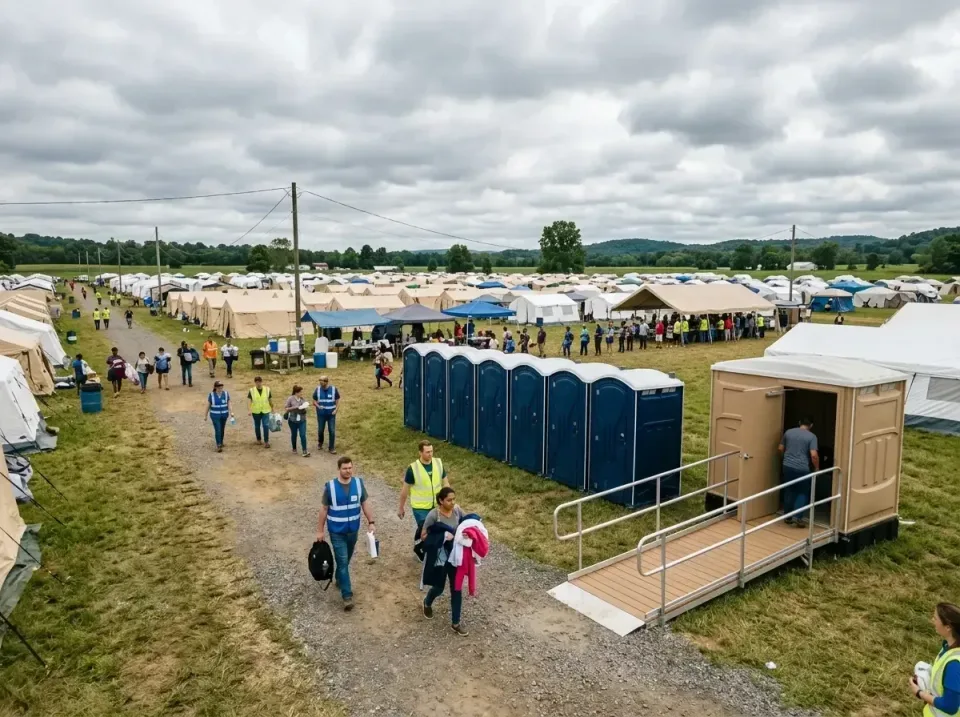 disaster-relief-camp-restrooms-010 — frequently asked questions, Dumpster & Portable Bathrooms Rental in Fort Mohave, AZ